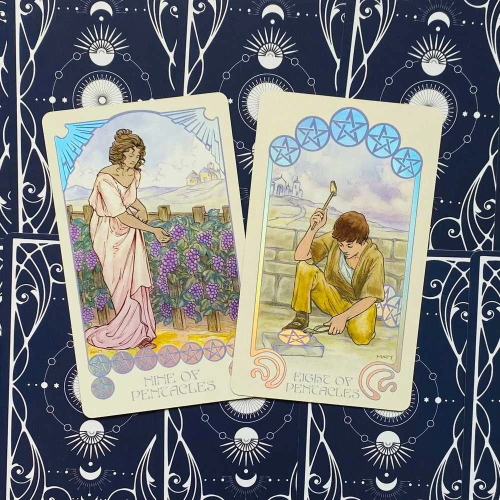 US Games Systems Ethereal Visions Tarot: Luna Edition Taro Kortos
