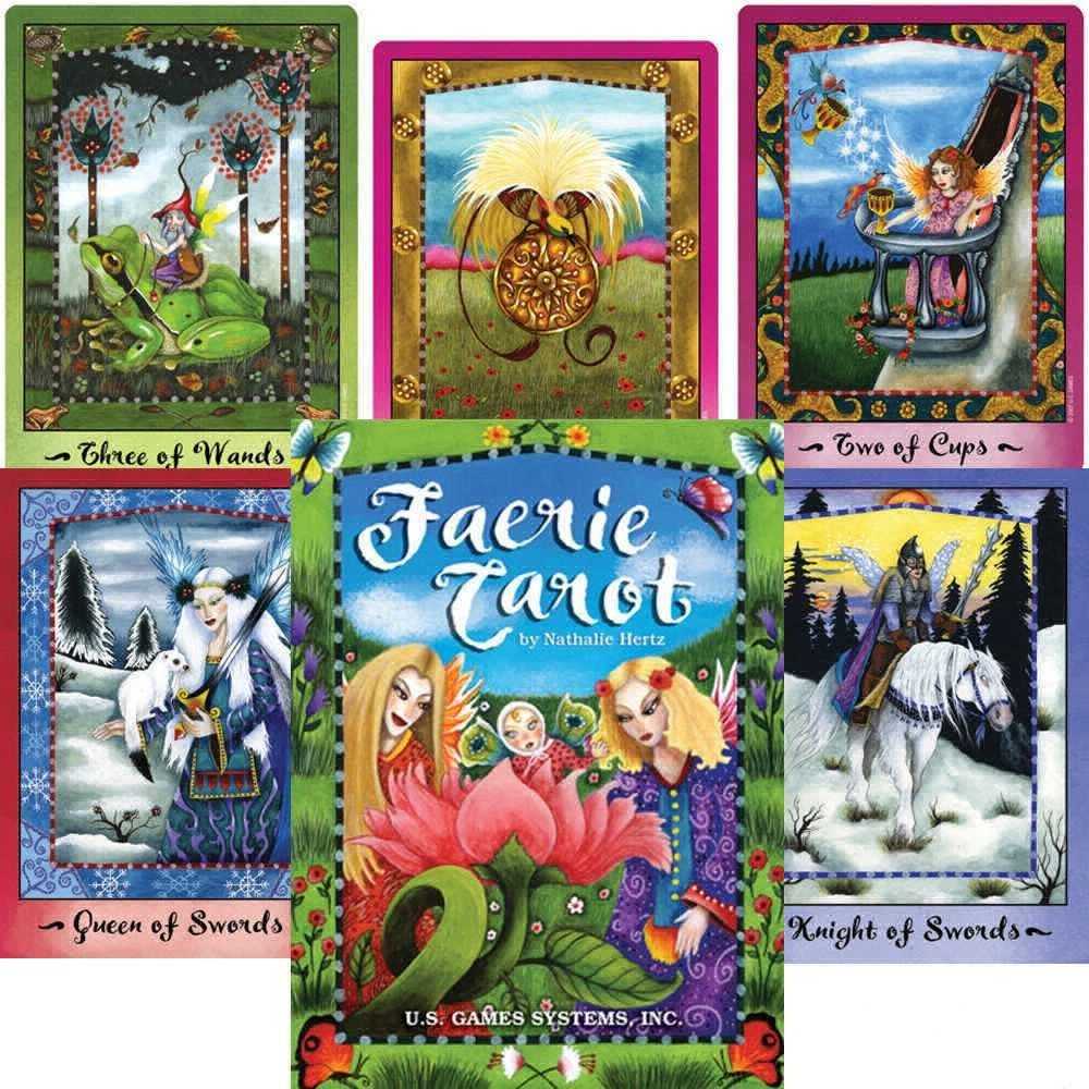 US Games Systems Faerie Tarot Kortos