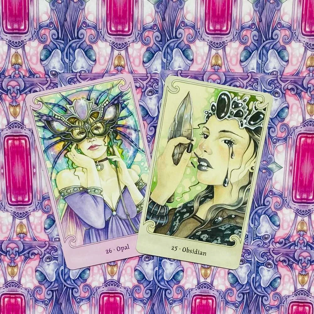 US Games Systems Fairy Gems A Crystal Oracle Kortų Ir Knygos Rinkinys