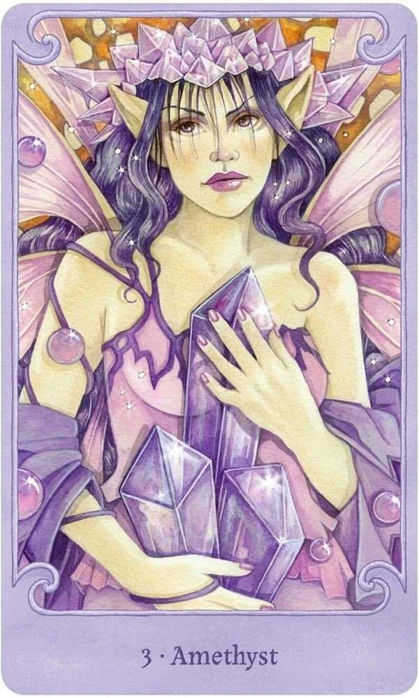US Games Systems Fairy Gems A Crystal Oracle Kortų Ir Knygos Rinkinys