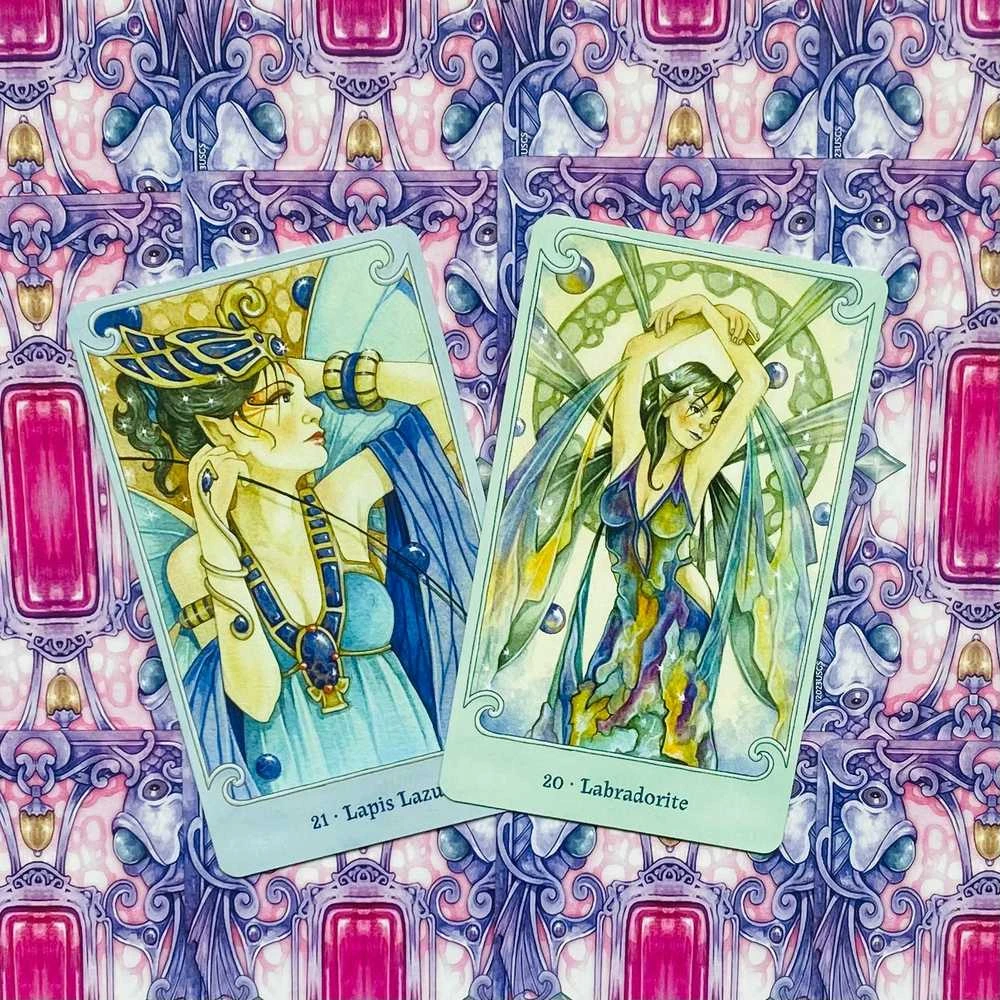 US Games Systems Fairy Gems A Crystal Oracle Kortų Ir Knygos Rinkinys