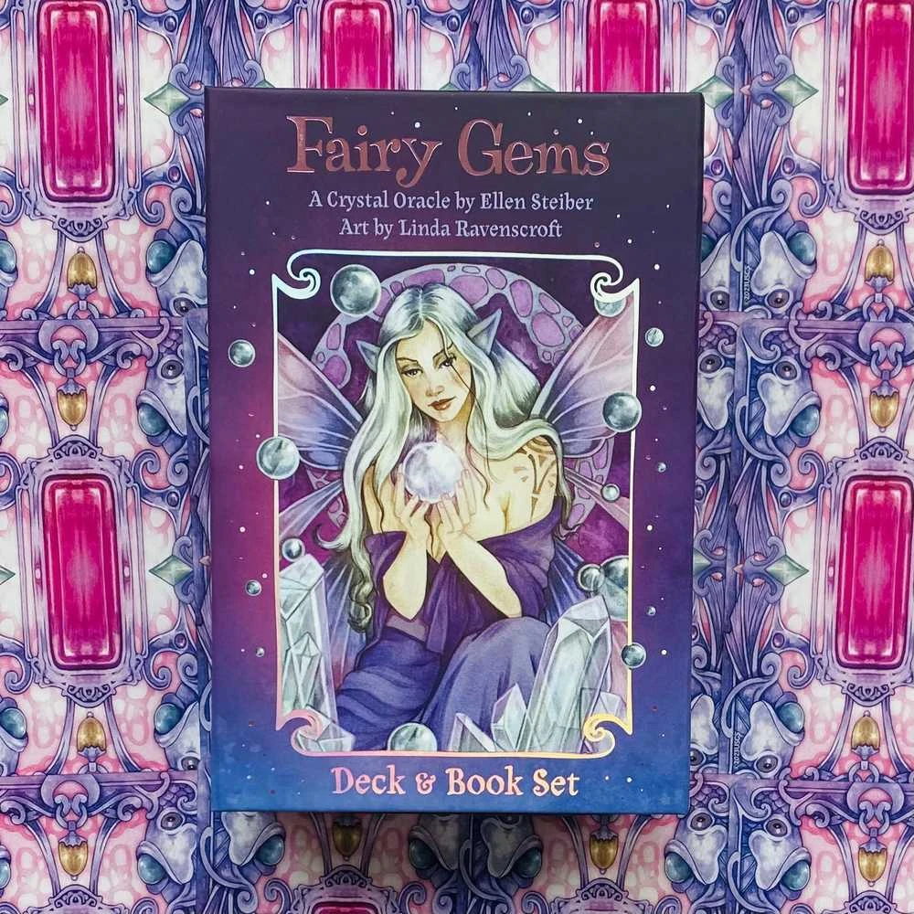 US Games Systems Fairy Gems A Crystal Oracle Kortų Ir Knygos Rinkinys