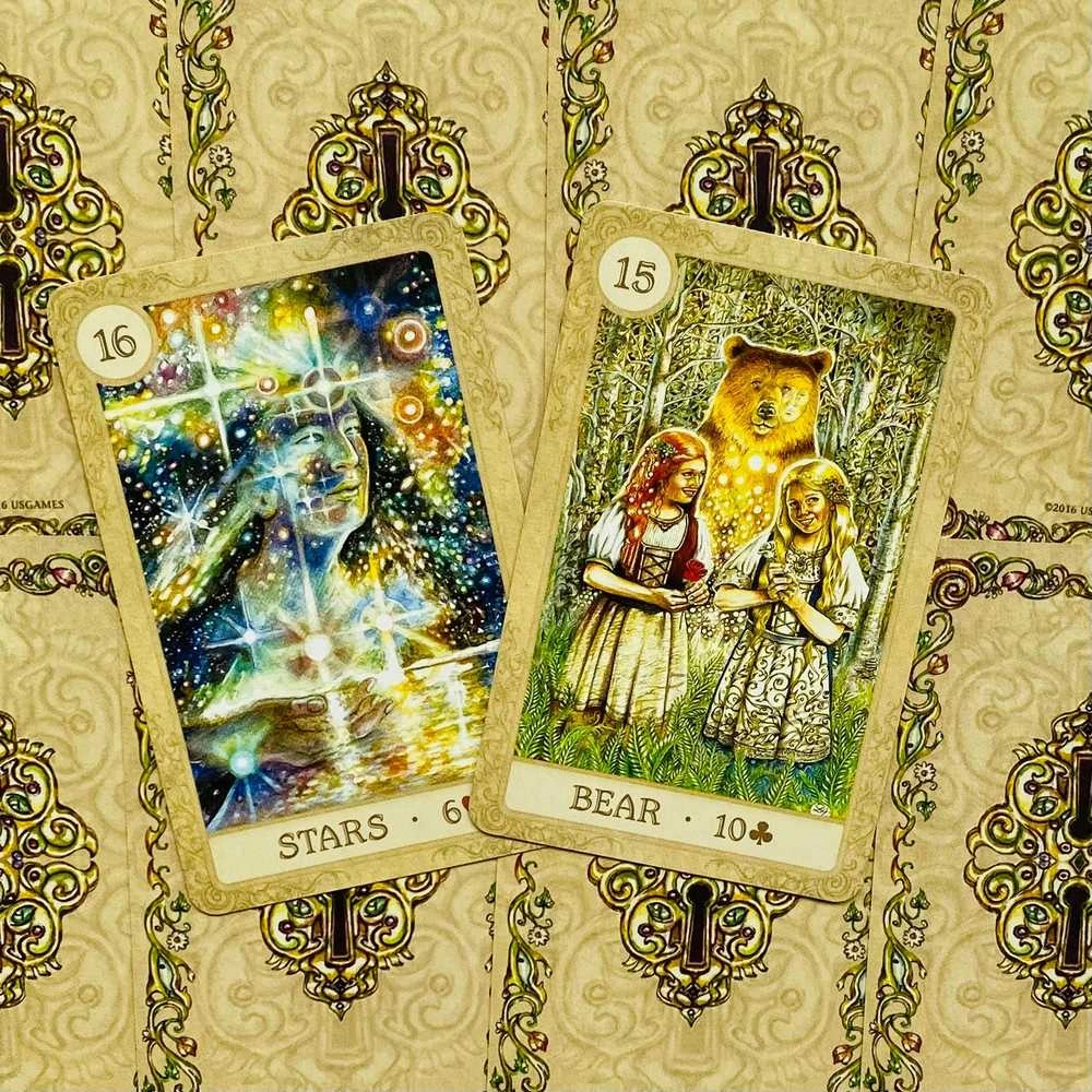 Us Games Systems Fairy Tale Lenormand Kortos Skardinėje Dėžutėje