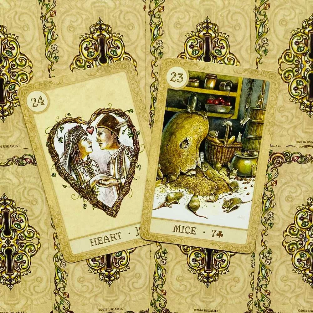 Us Games Systems Fairy Tale Lenormand Kortos Skardinėje Dėžutėje