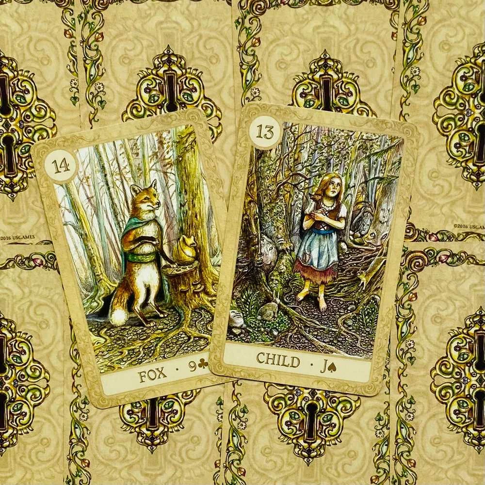 Us Games Systems Fairy Tale Lenormand Kortos Skardinėje Dėžutėje