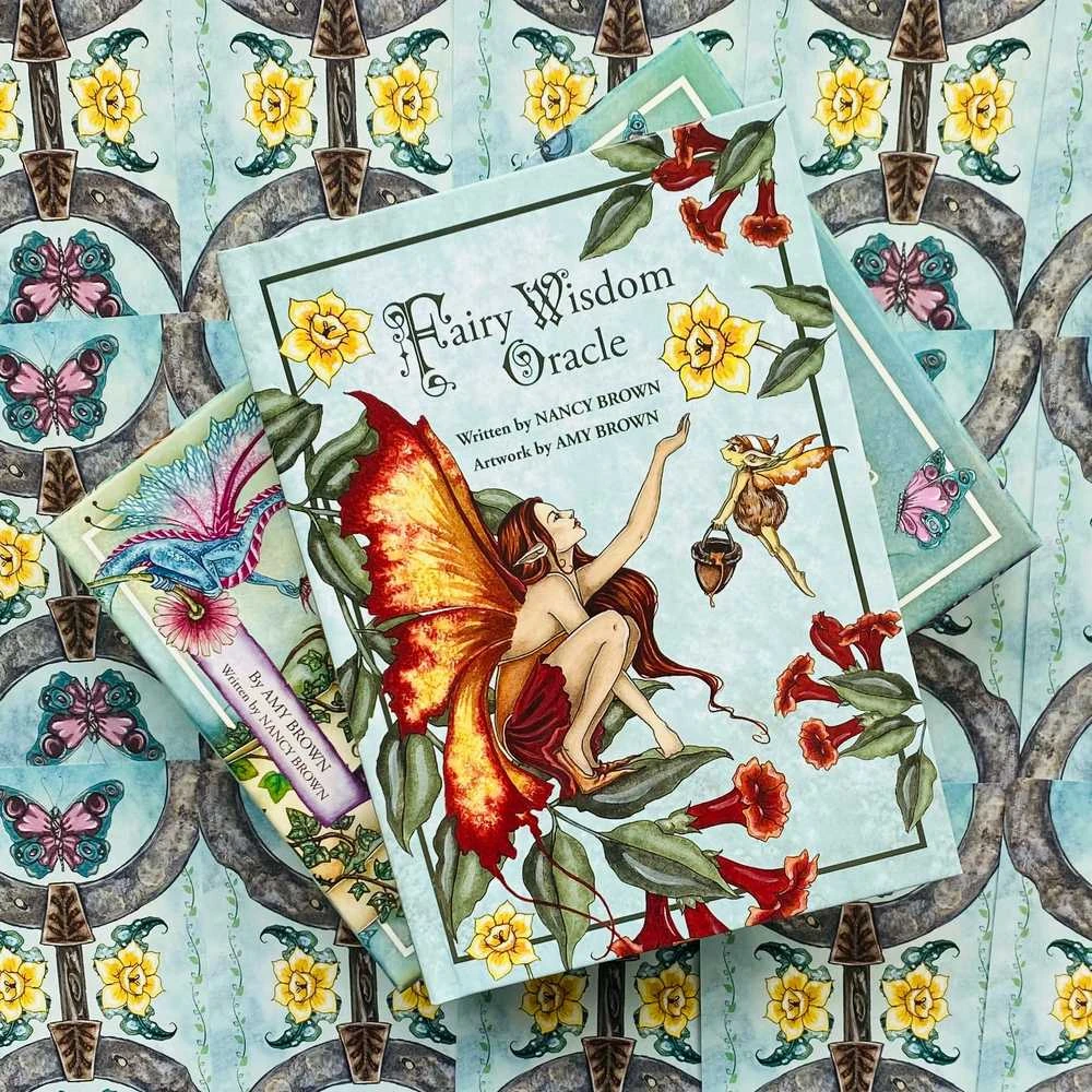 US Games Systems Fairy Wisdom Oracle Kortos Ir Knyga