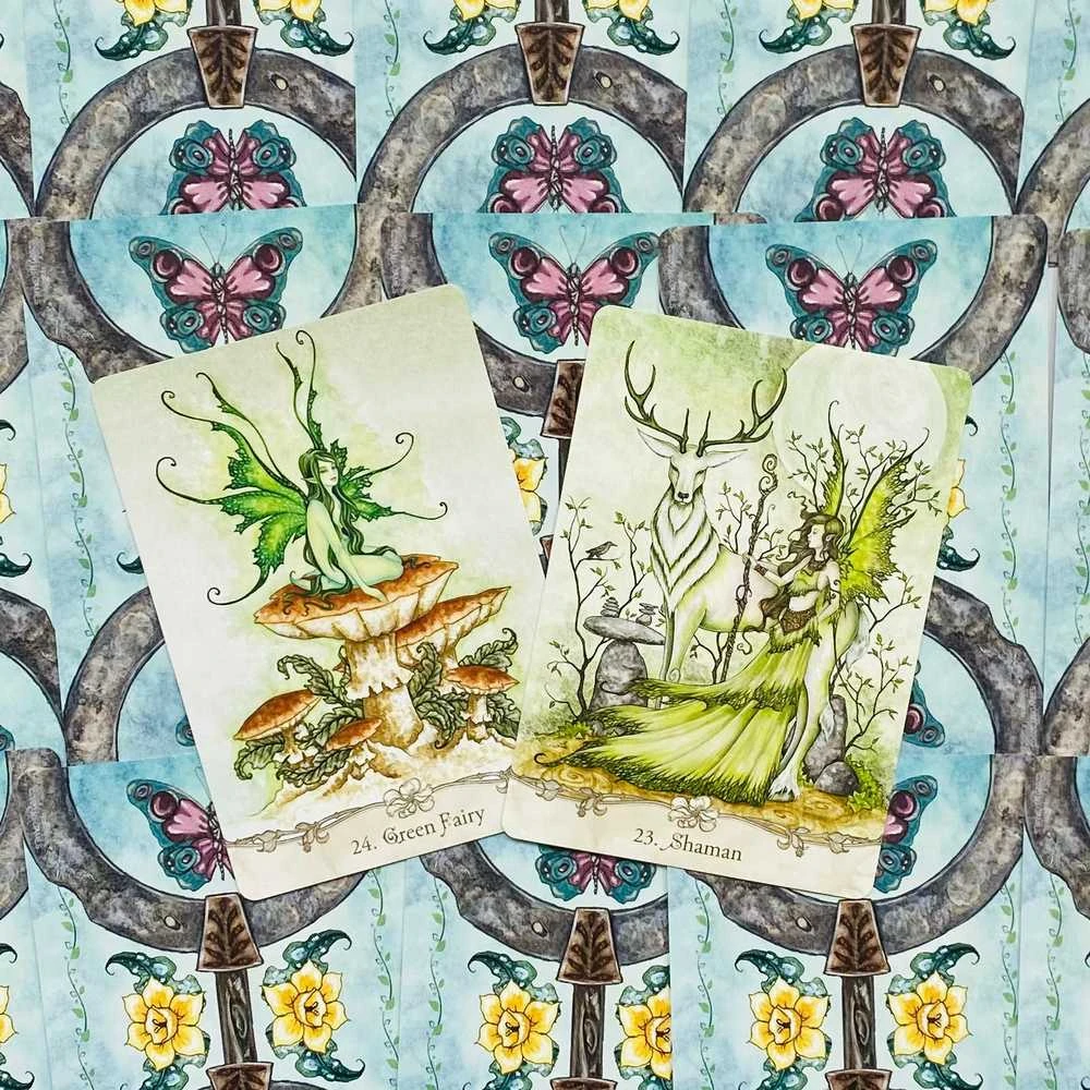 US Games Systems Fairy Wisdom Oracle Kortos Ir Knyga