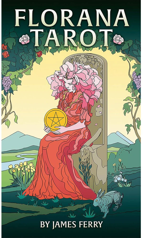 Us Games Systems Kolekcionuojamos Kortelės - Florana Tarot 78 Kortelės Su Gidu