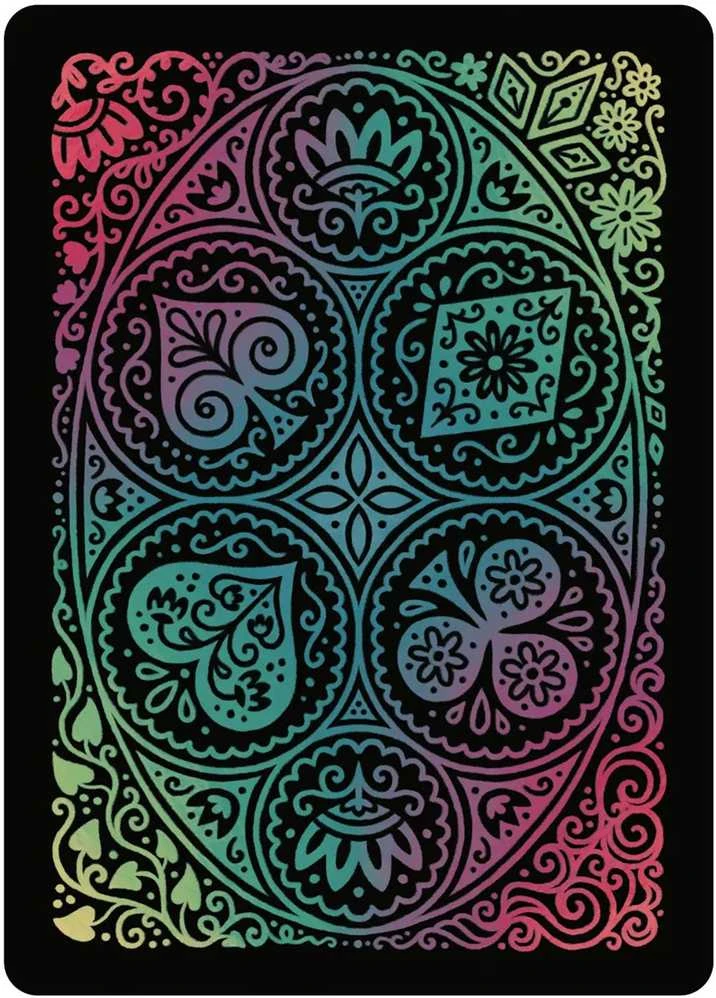 Us Games Systems Folk Art Lenormand liaudies meno būrimo kortos, spalvinga kaladė