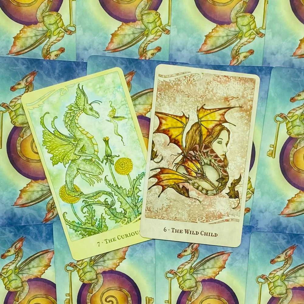US Games Systems For The Love Of Dragons Oracle Kortų Ir Knygos Rinkinys
