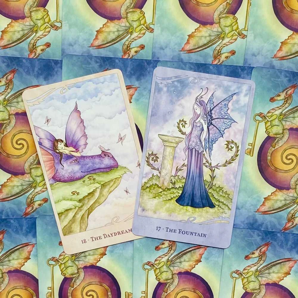US Games Systems For The Love Of Dragons Oracle Kortų Ir Knygos Rinkinys