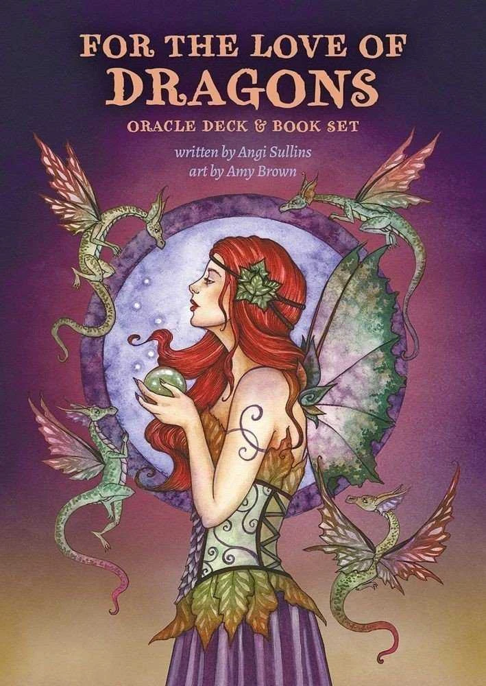 US Games Systems For The Love Of Dragons Oracle Kortų Ir Knygos Rinkinys