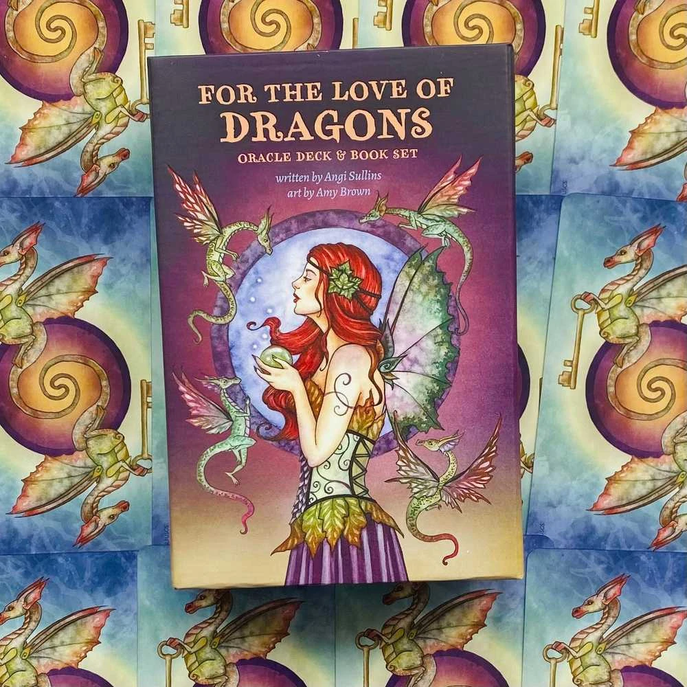 US Games Systems For The Love Of Dragons Oracle Kortų Ir Knygos Rinkinys