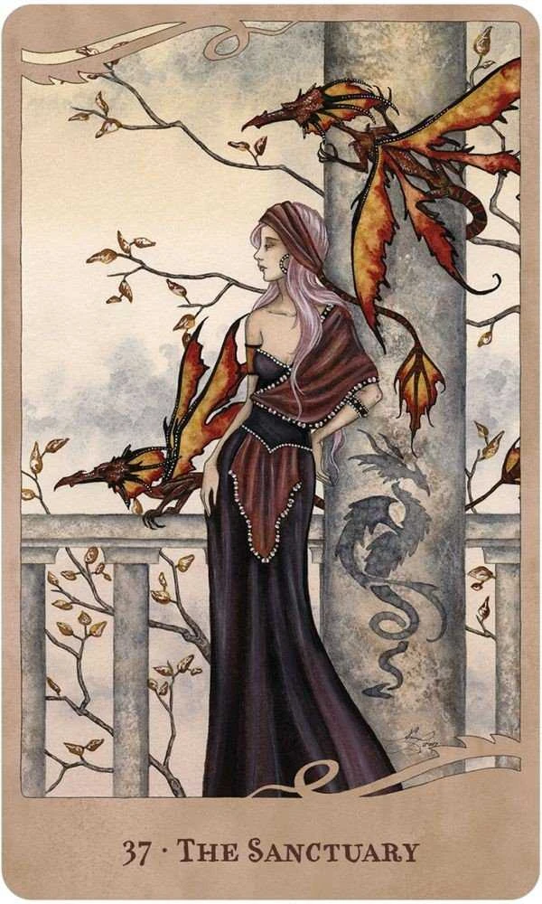 US Games Systems For The Love Of Dragons Oracle Kortų Ir Knygos Rinkinys