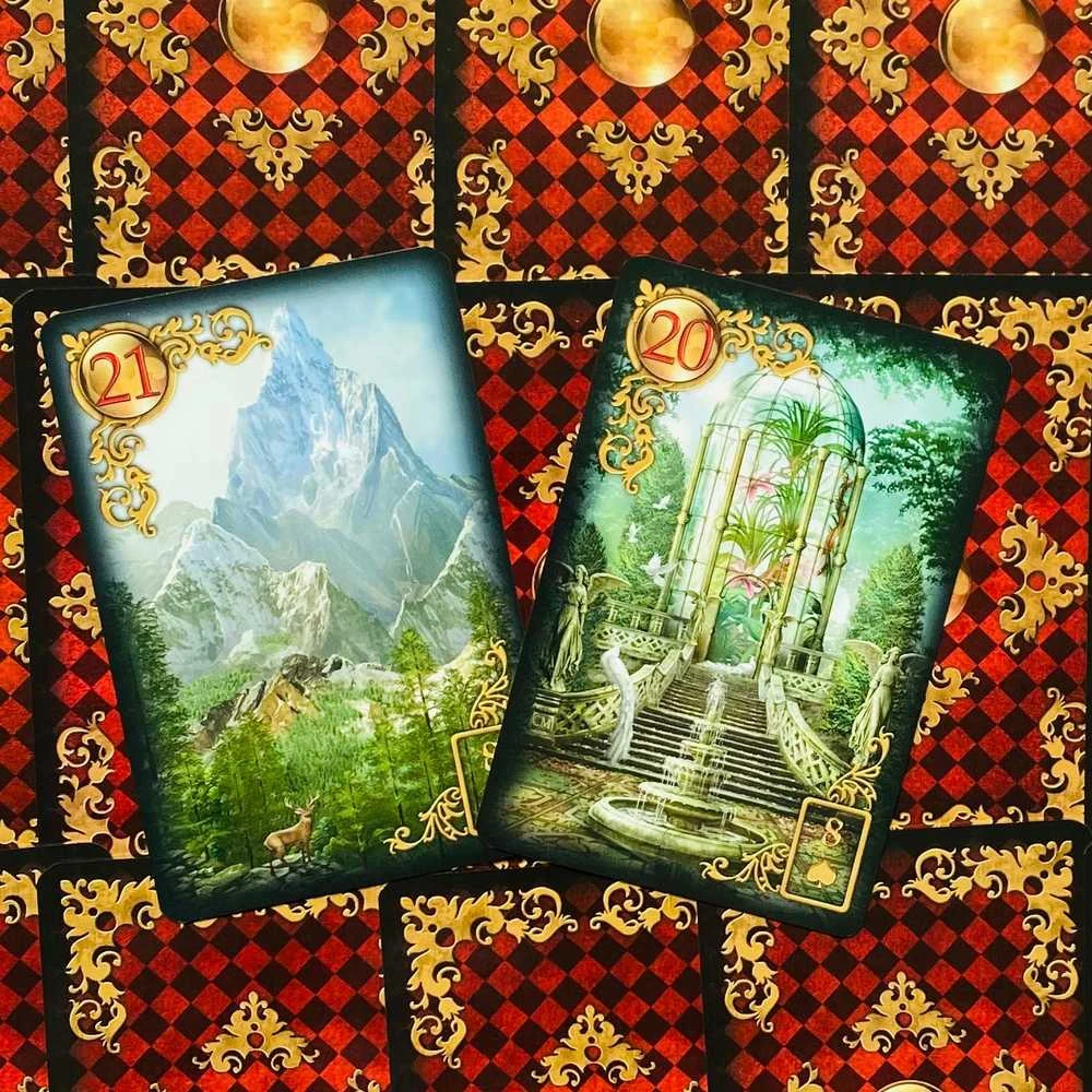 US Games Systems Gilded Reverie Lenormand Kortos