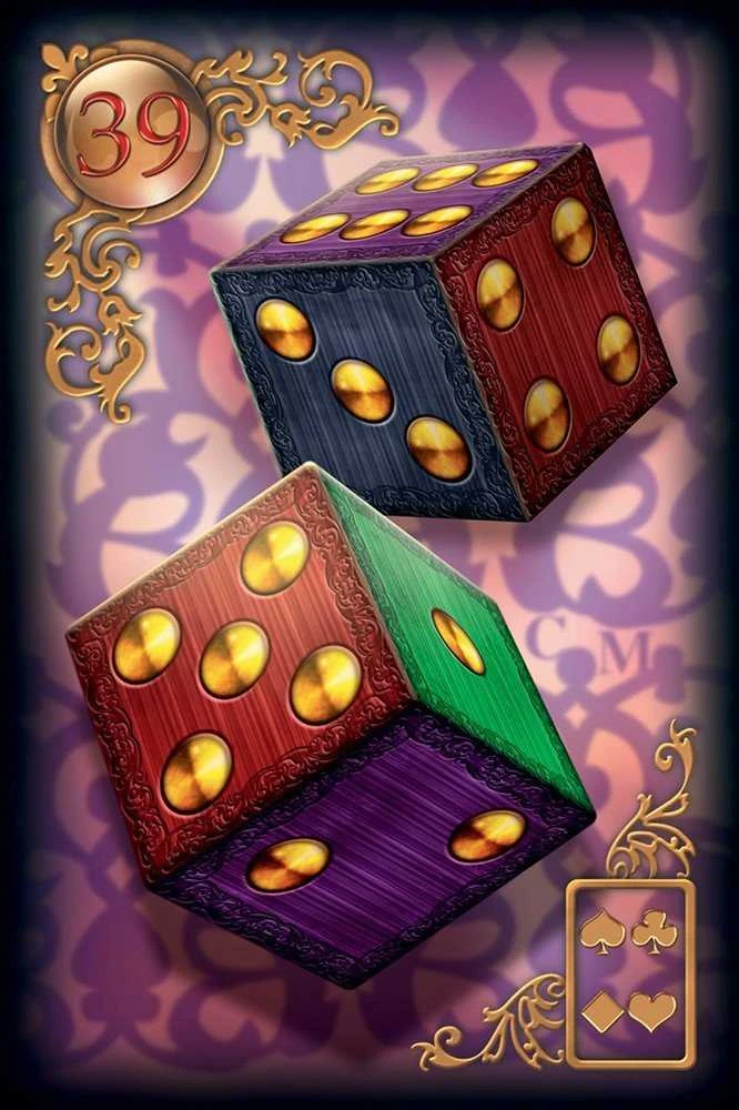 US Games Systems Gilded Reverie Lenormand Kortos