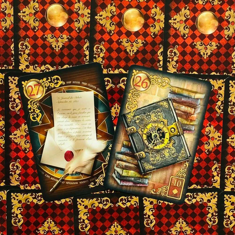 US Games Systems Gilded Reverie Lenormand Kortos