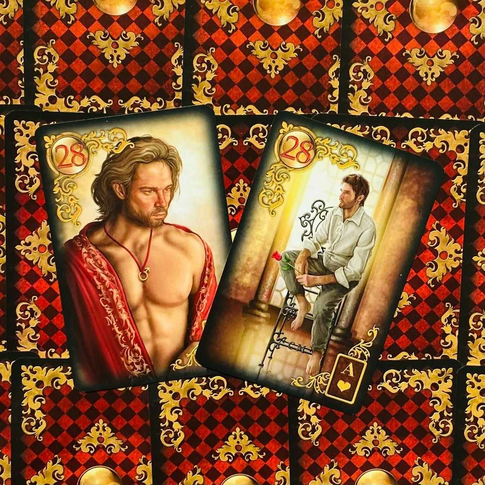 US Games Systems Gilded Reverie Lenormand Kortos