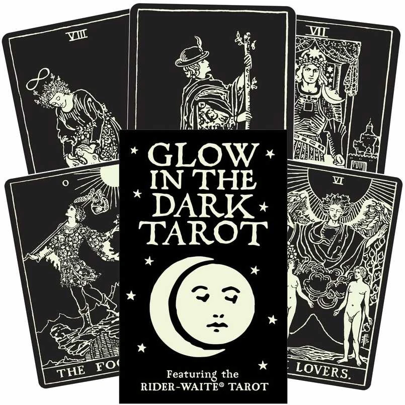 US Games Systems Glow In The Dark Tarot Kortos