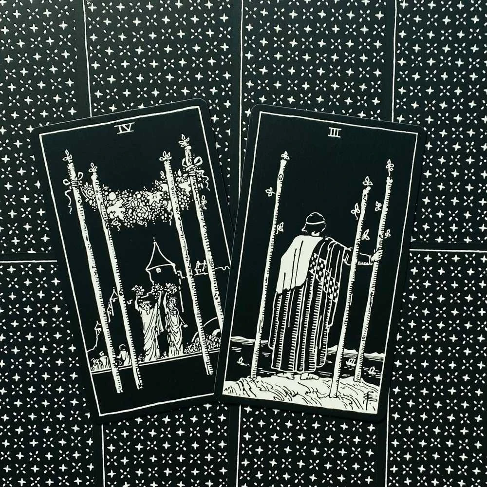 US Games Systems Glow In The Dark Tarot Kortos