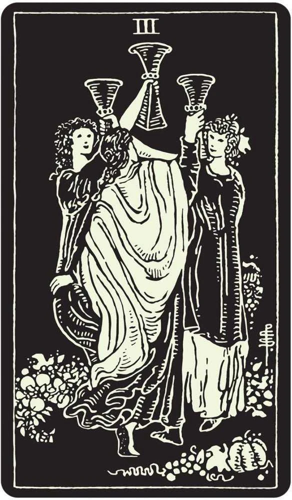 US Games Systems Glow In The Dark Tarot Kortos