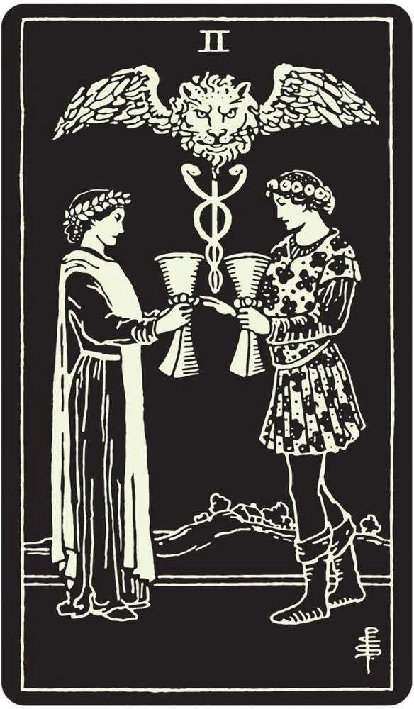 US Games Systems Glow In The Dark Tarot Kortos