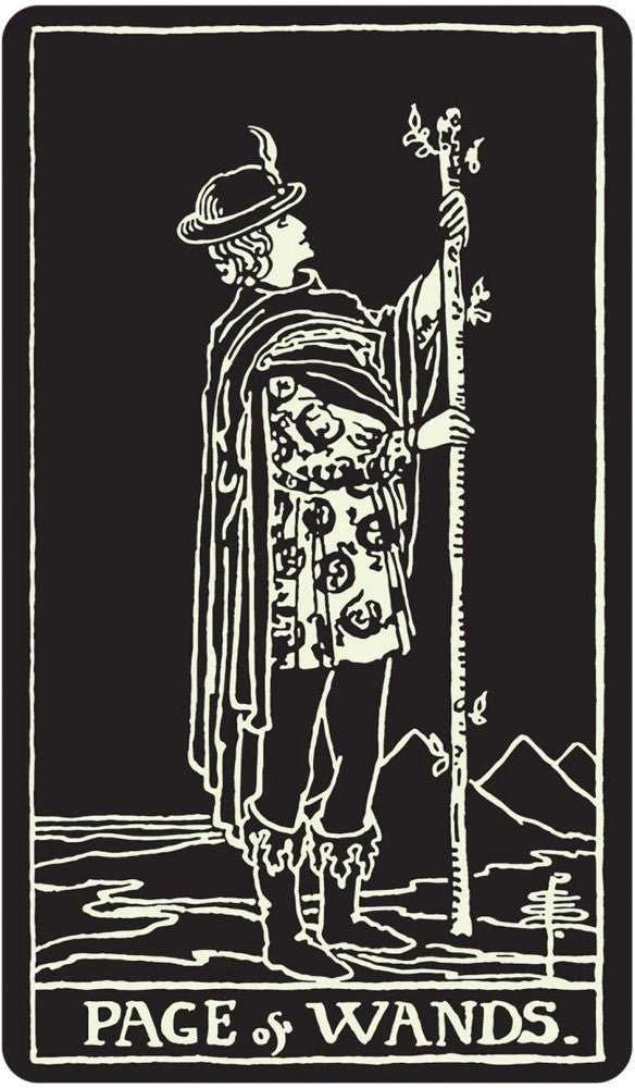 US Games Systems Glow In The Dark Tarot Kortos