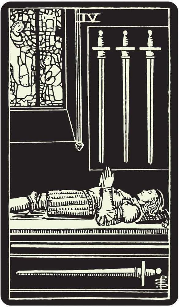 US Games Systems Glow In The Dark Tarot Kortos