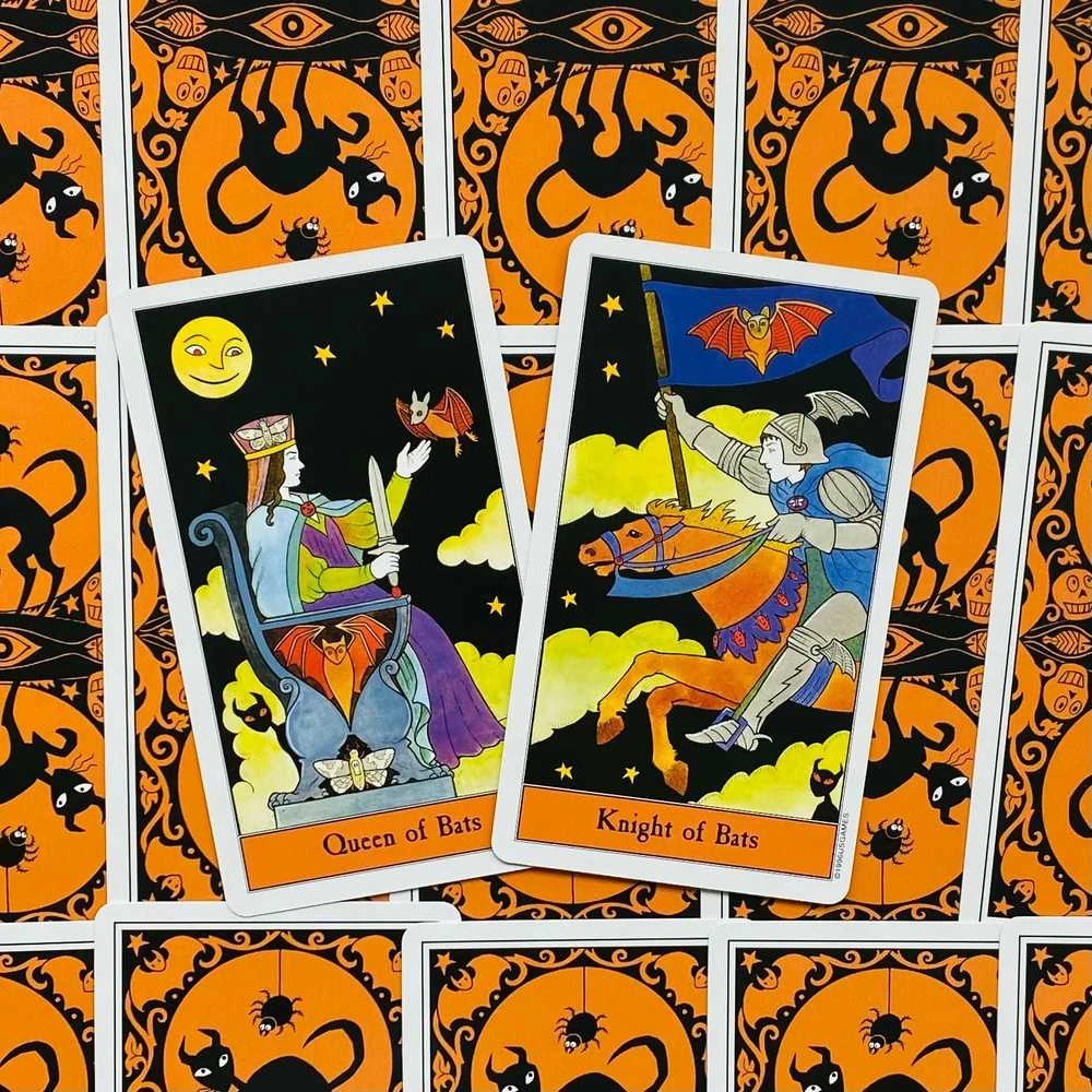 US Games Systems Halloween Deck Book Set Taro Kortų Ir Knygos Rinkinys