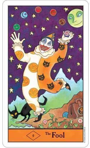 US Games Systems Halloween Deck Book Set Taro Kortų Ir Knygos Rinkinys