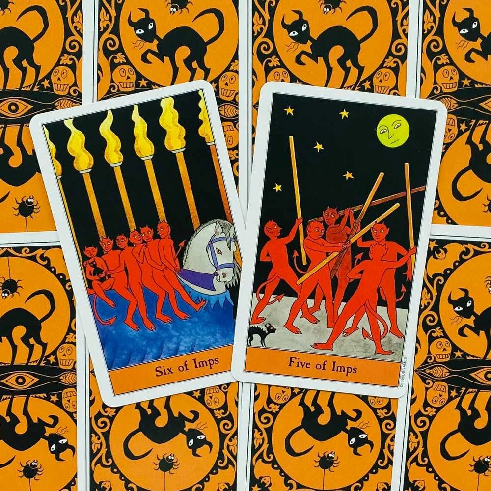 US Games Systems Halloween Skardinėje Dėžutėje Taro Kortos