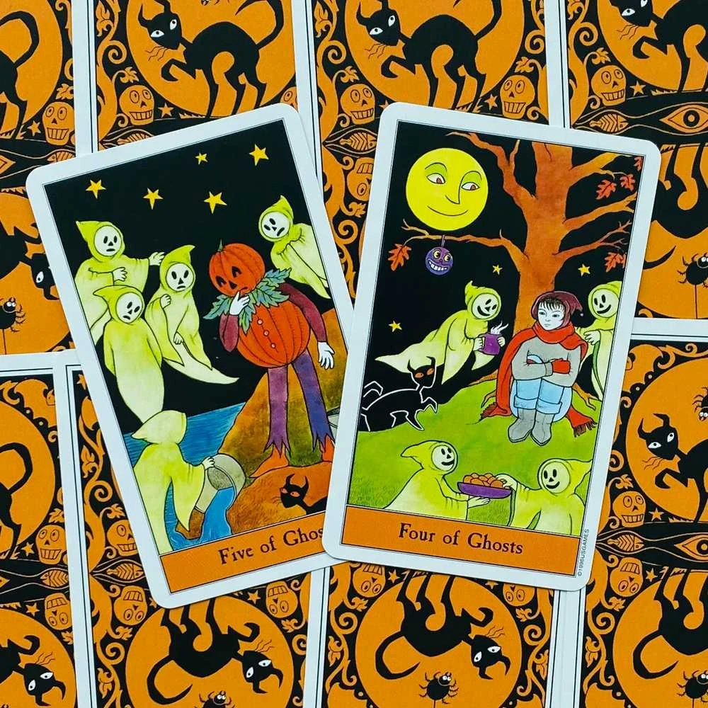 US Games Systems Halloween Skardinėje Dėžutėje Taro Kortos