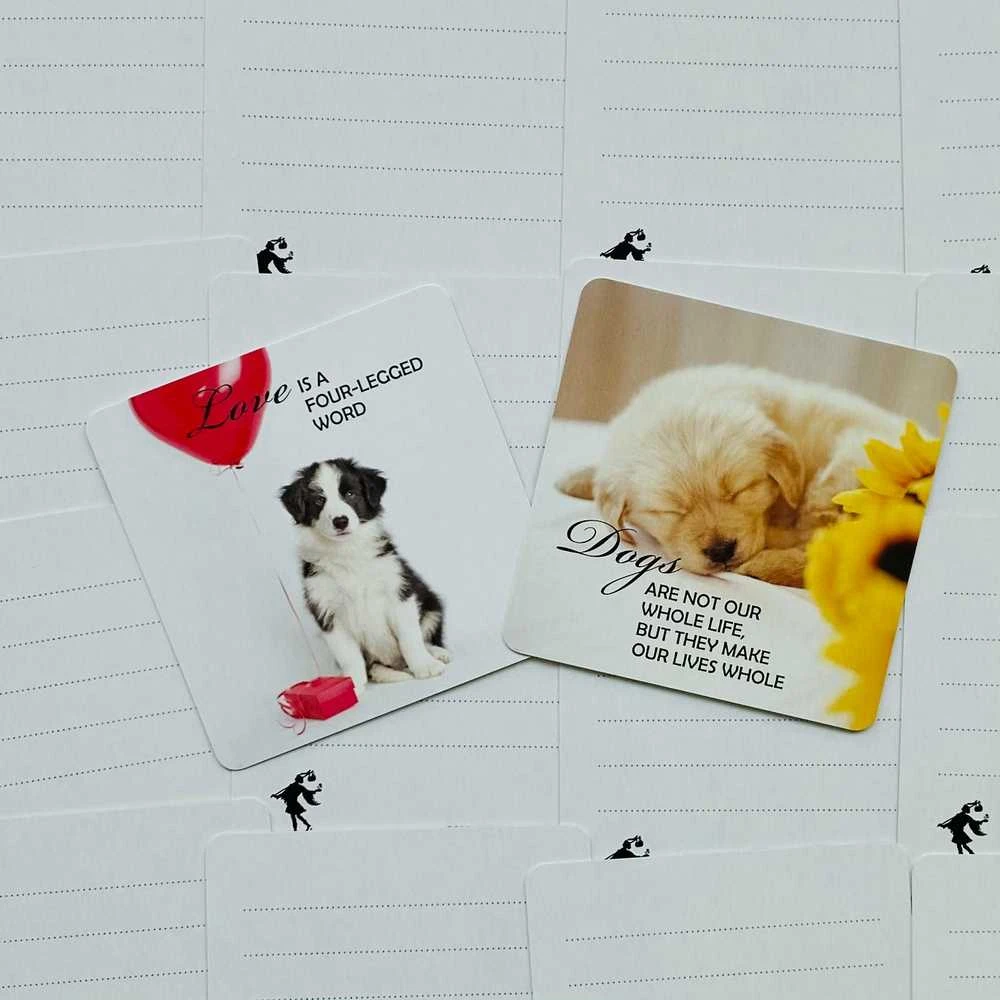 US Games Systems Inspirational Pup Notes: 60 Meilės Ir Džiaugsmo Kortų