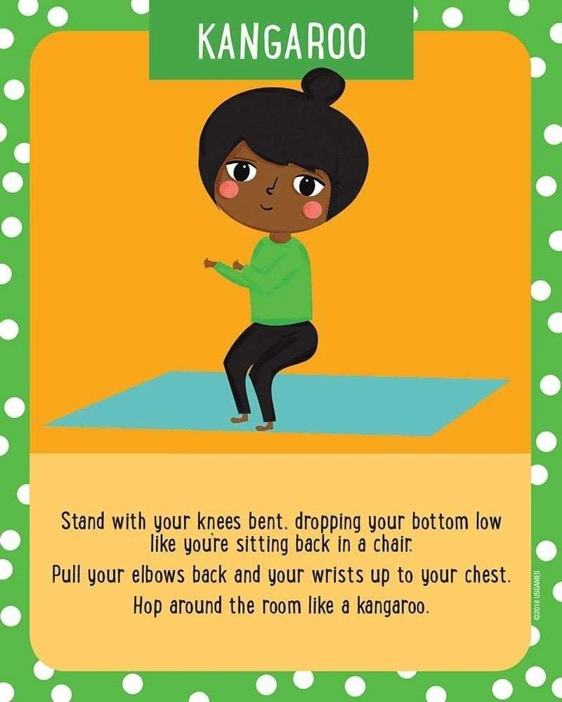 US Games Systems Kids Yoga Adventure Kortos