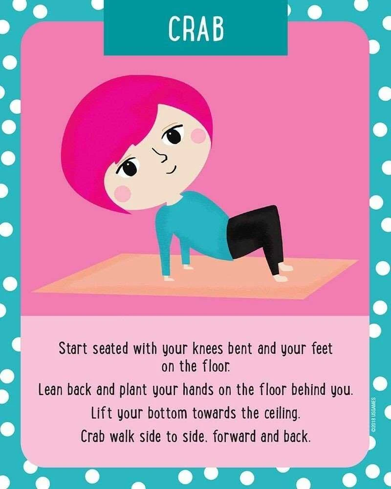 US Games Systems Kids Yoga Adventure Kortos