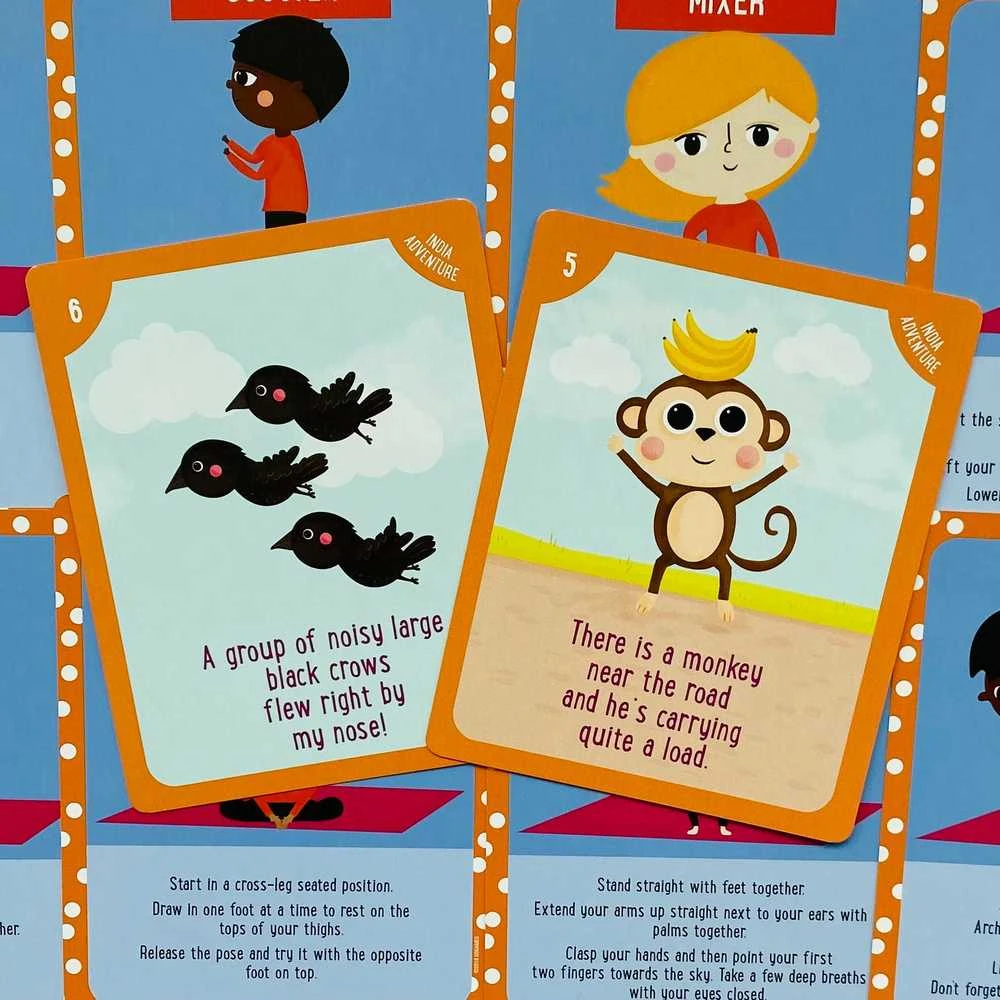 US Games Systems Kids Yoga Adventure Kortos