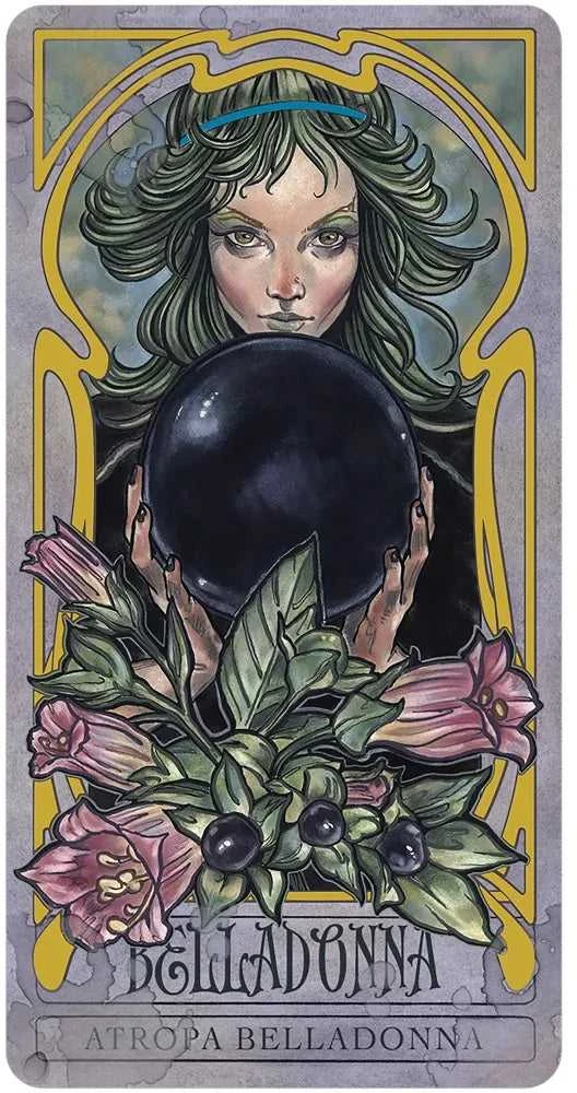 Us Games Systems Lady Stirling’s Wicked Garden orakulo kortos ir knyga – 32 kortų rinkinys