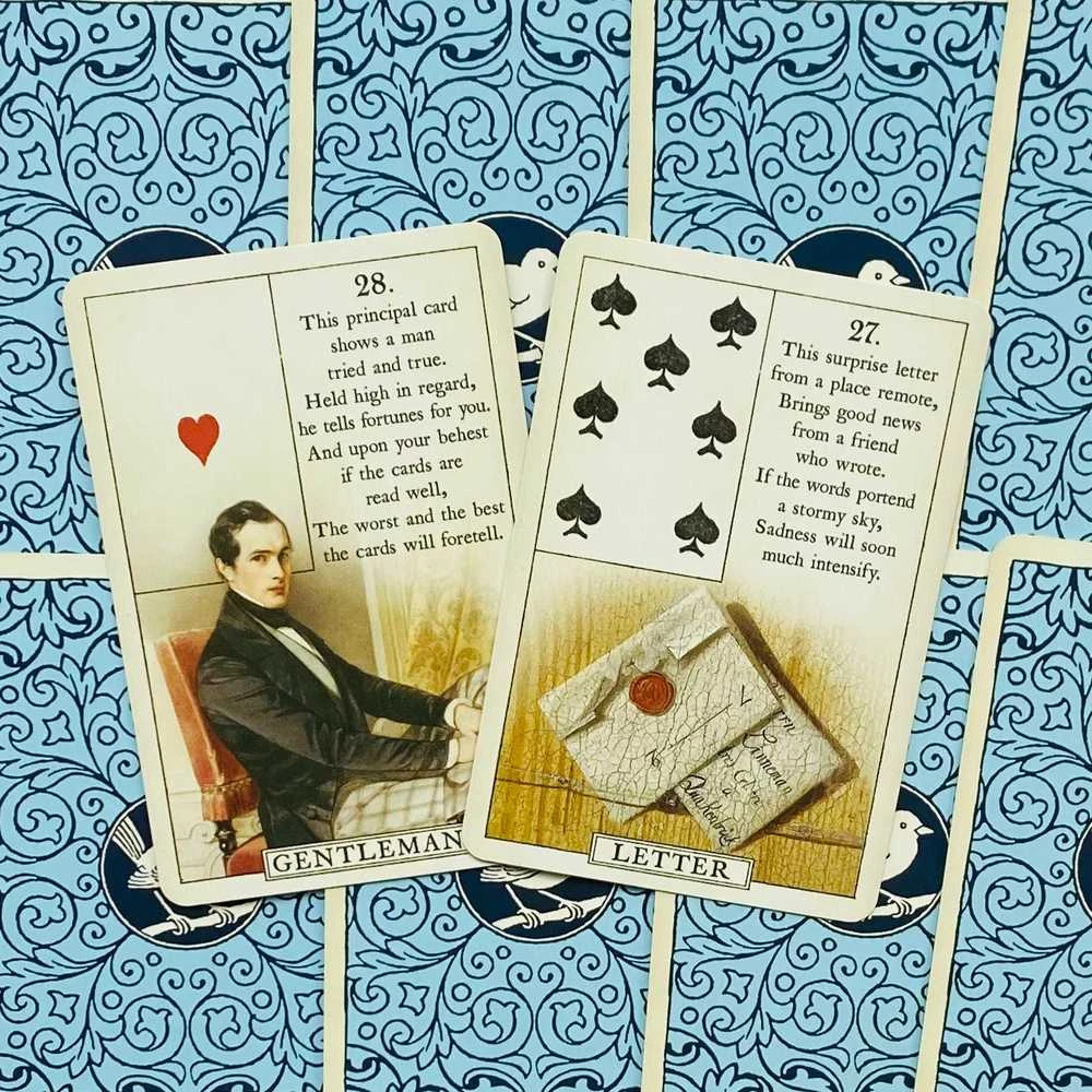 US Games Systems Mėlyna Bird Lenormand Kortos