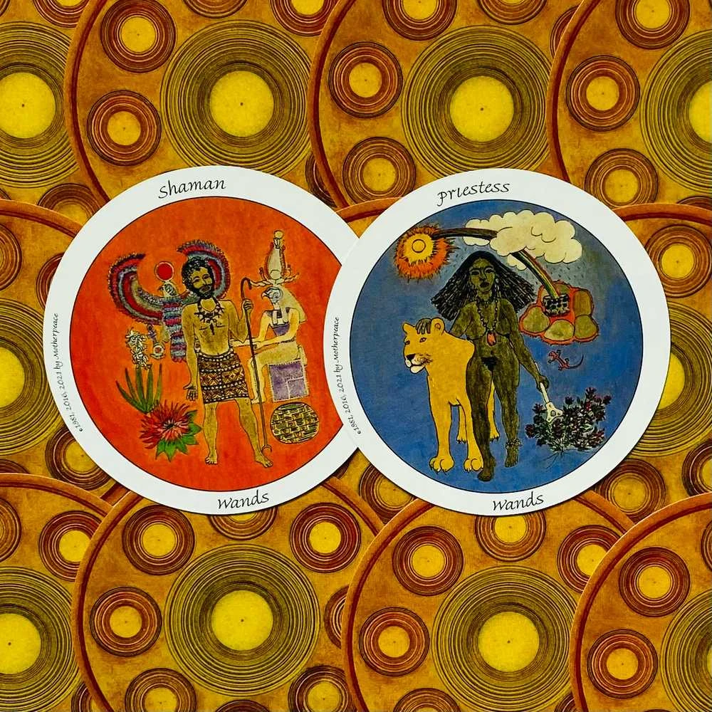 US Games Systems Mini Motherpeace Round Taro Kortos