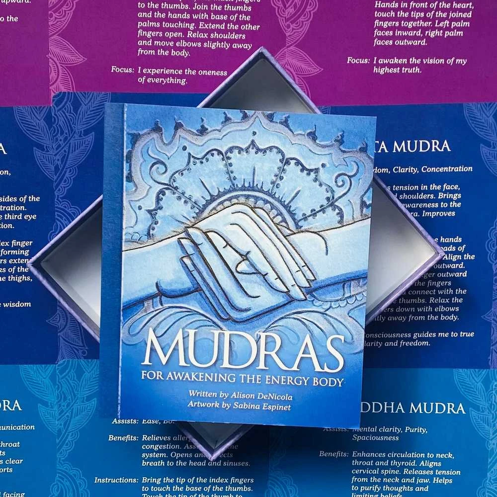 US Games Systems Mudras For Awakening The Energy Body Meditacinės Kortos Ir Knyga