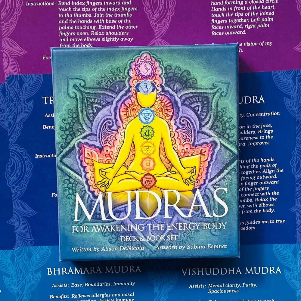 US Games Systems Mudras For Awakening The Energy Body Meditacinės Kortos Ir Knyga