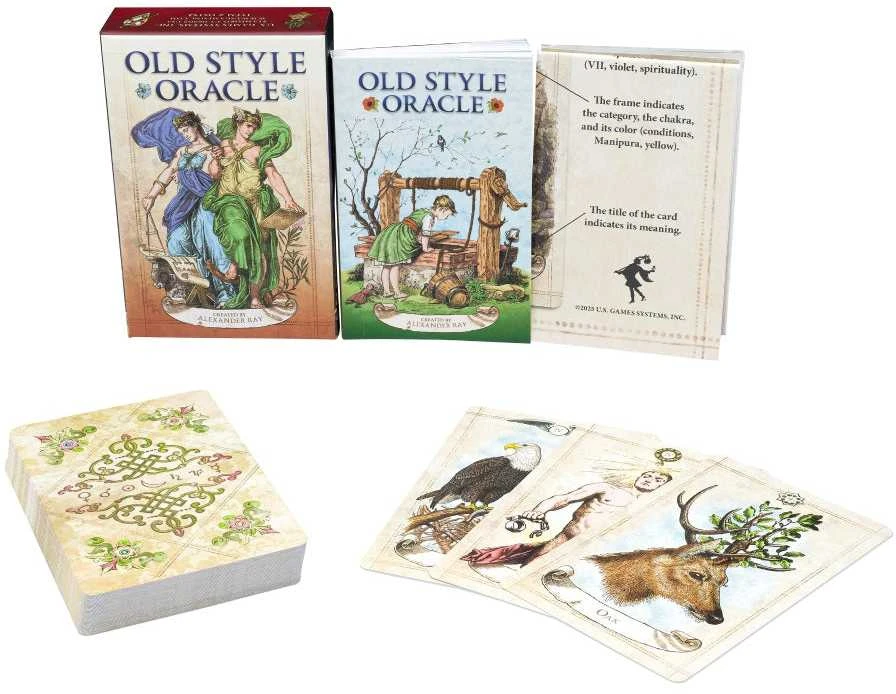Us Games Systems Old Style Oracle vintažinės orakulo kortos būrimams ir savianalizei