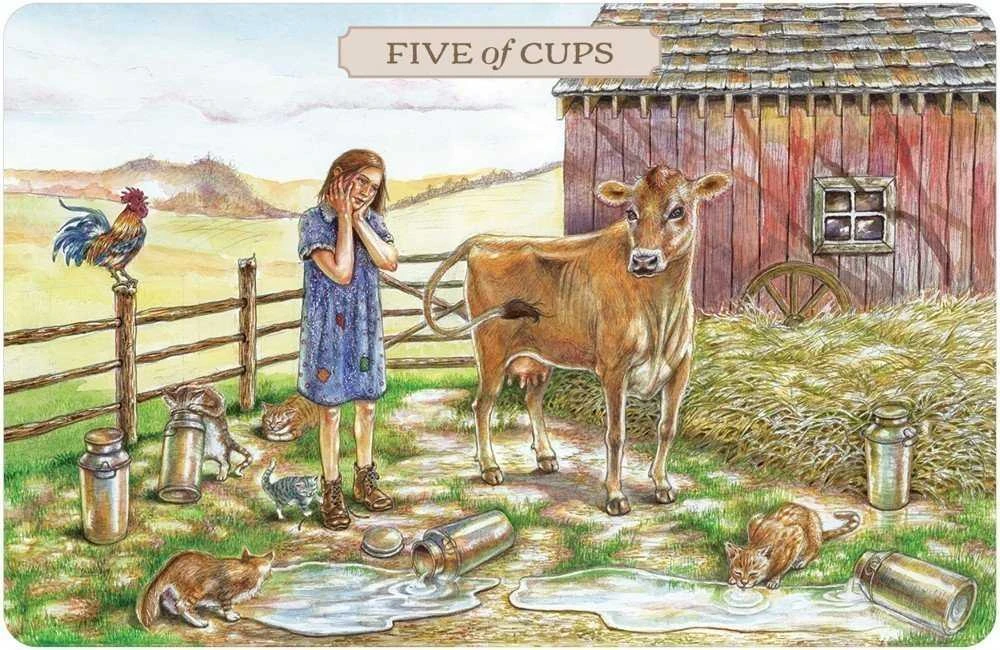 US Games Systems Pastoral Tarot Kortų Ir Knygos Rinkinys
