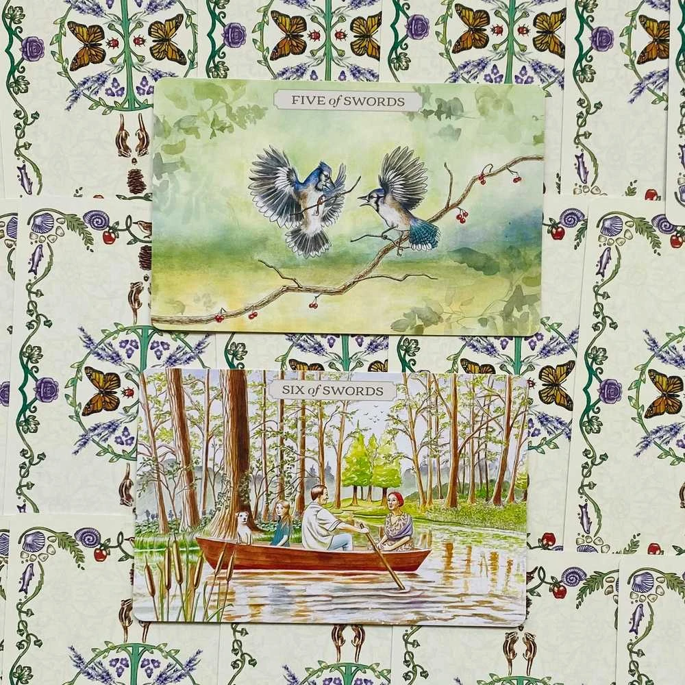 US Games Systems Pastoral Tarot Kortų Ir Knygos Rinkinys