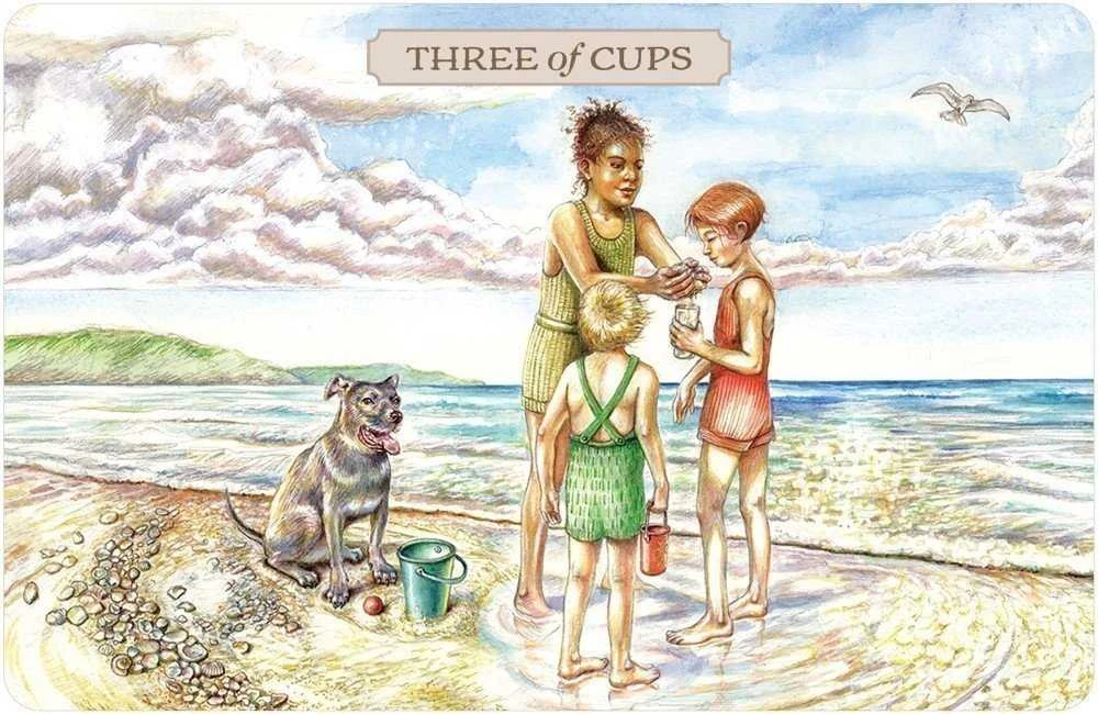 US Games Systems Pastoral Tarot Kortų Ir Knygos Rinkinys