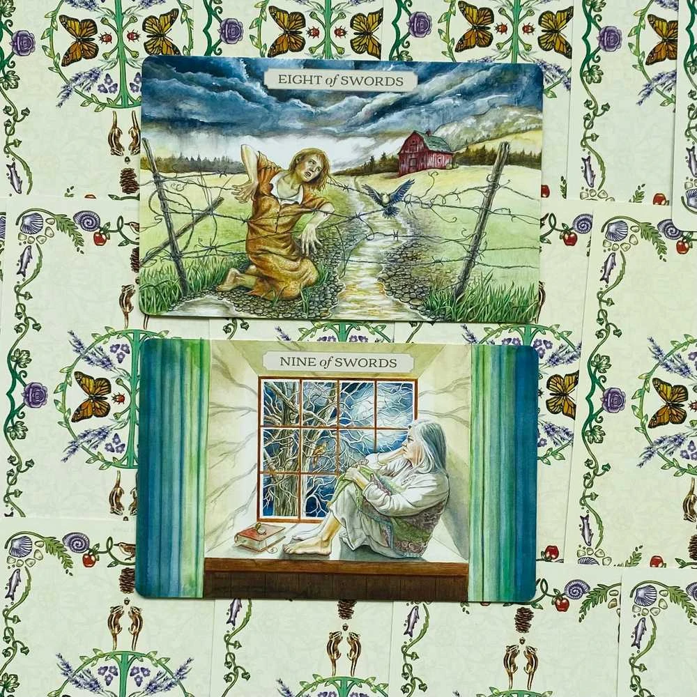 US Games Systems Pastoral Tarot Kortų Ir Knygos Rinkinys