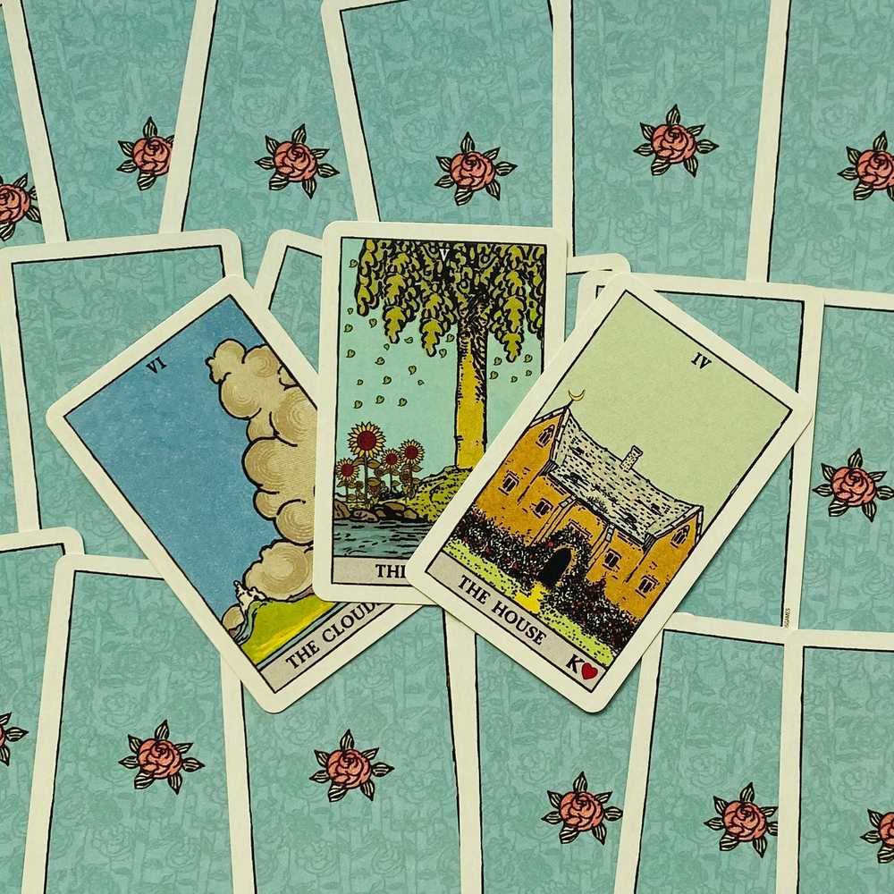 US Games Systems Pixie Astounding Lenormand kortos skardinėjė dėžutėje