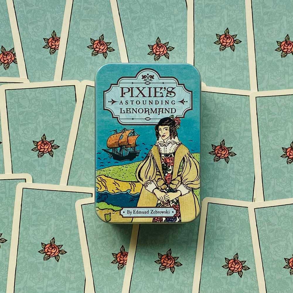 US Games Systems Pixie Astounding Lenormand kortos skardinėjė dėžutėje