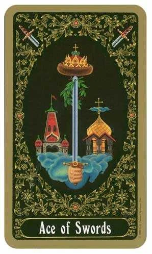 US Games Systems Russian Tarot of St Petersburg Taro kortos