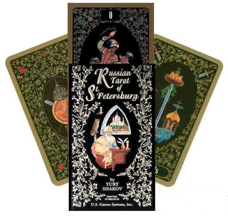 US Games Systems Russian Tarot of St Petersburg Taro kortos